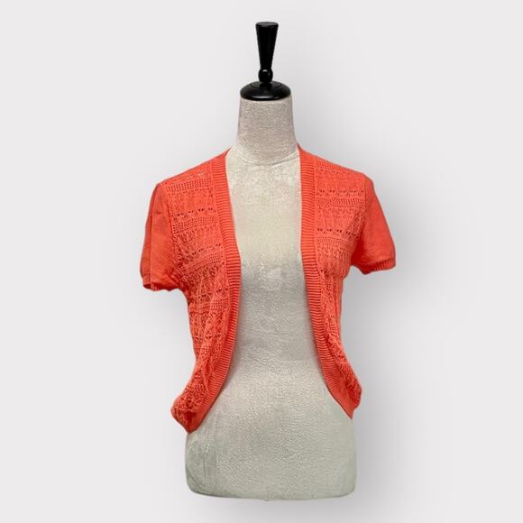 Missimo Cardigan Peach Orange Size L - Picture 1 of 8